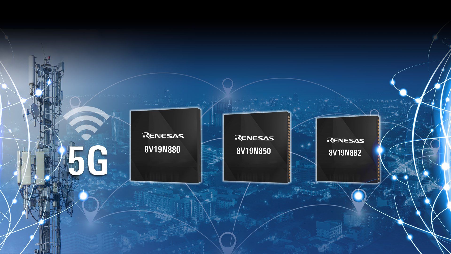 Renesas Expands Communication Timing Lines for 4G/5G Radio